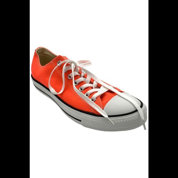 Converse Men's Chuck Taylor All Star OX Sneakers Fiery Coral - Medium - Picture 1 of 3